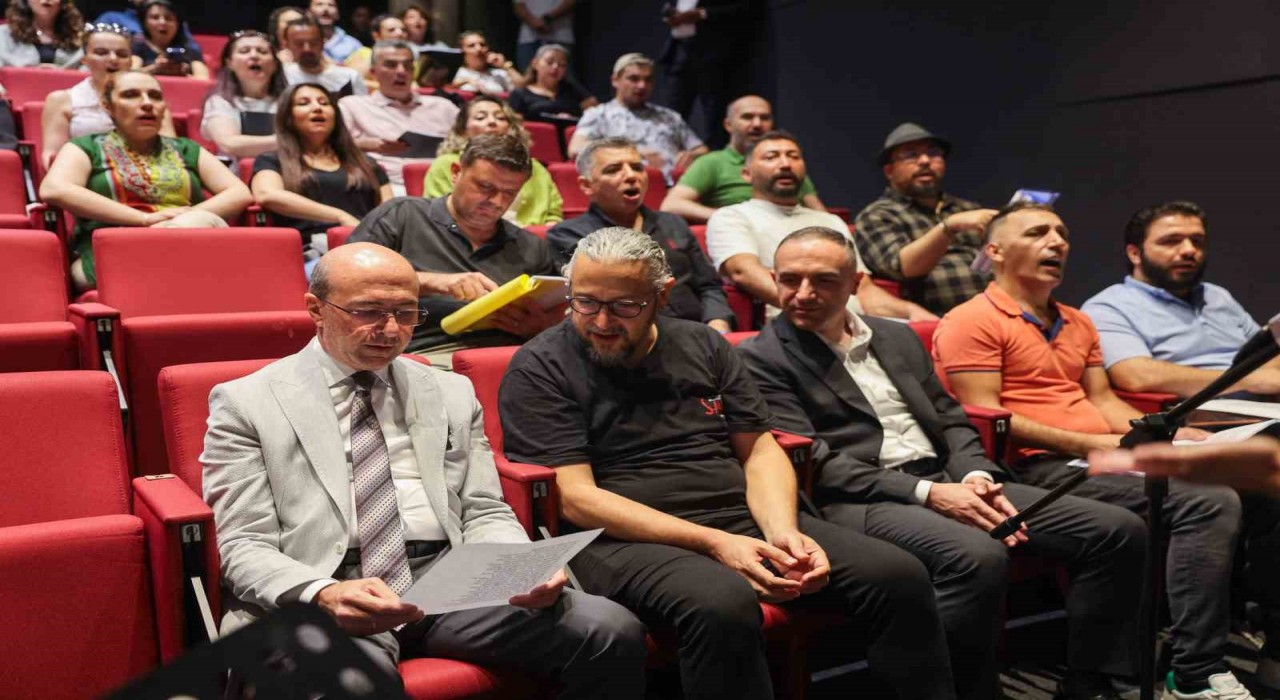 Başkan Pekyatırmacı provalara katıldı