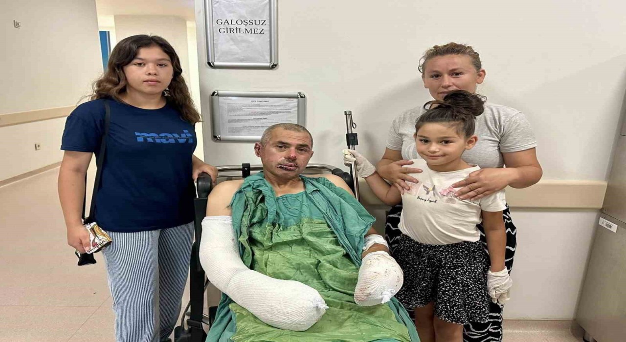 Başkan Pütünden Eskişehir yangınında yaranan orman işçisine anlamlı ziyaret