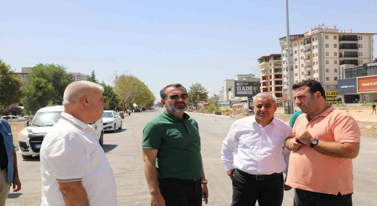 Başkan Şerifoğulları, Hazardağlı Kavşağında incelemelerde bulundu