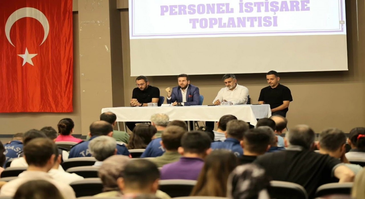 Başkan Tatık, Tavasa daha kaliteli hizmet için personeliyle bir araya geldi