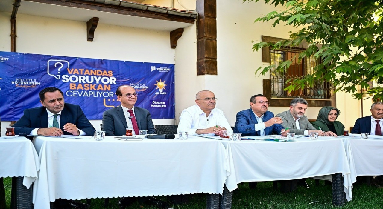 Başkanlar Malatyanın geleceğini Özalperde vatandaşlarla paylaştı