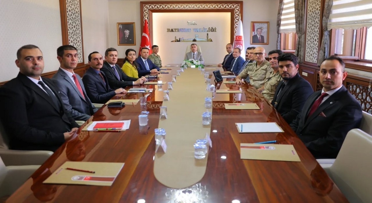 Bayburtta Genişletilmiş İl Güvenlik ve Asayiş Koordinasyon Toplantısı yapıldı