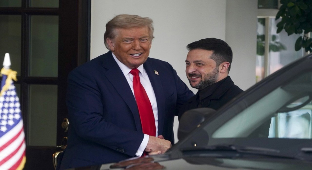 Beyaz Sarayda Trump-Zelenskiy görüşmesi