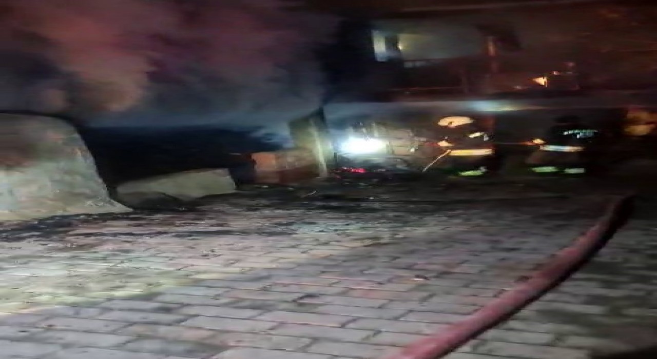 Beyşehirde korkutan ev yangını