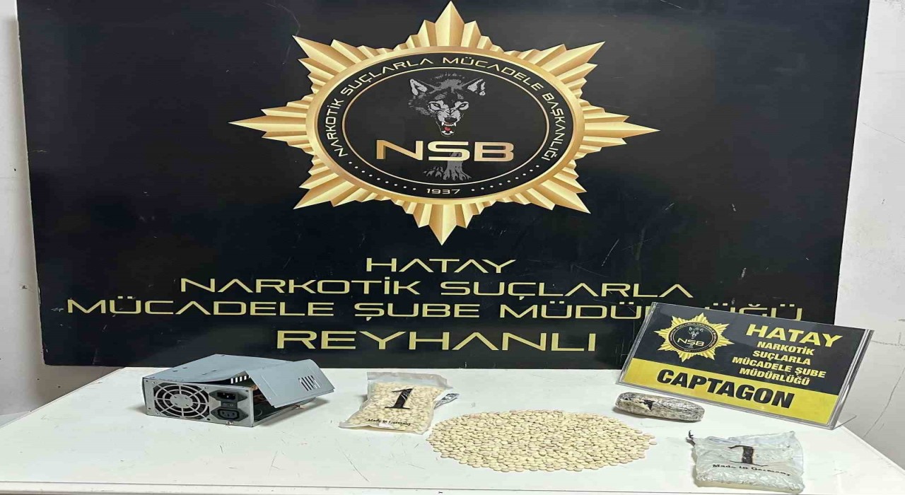 Bilgisayar fanı içerisinden uyuşturucu fışkırdı