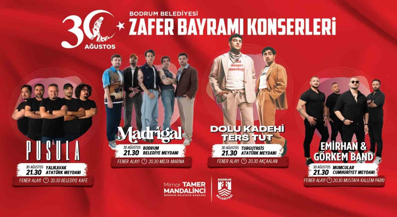 Bodrum, Zafer Bayramına hazırlanıyor