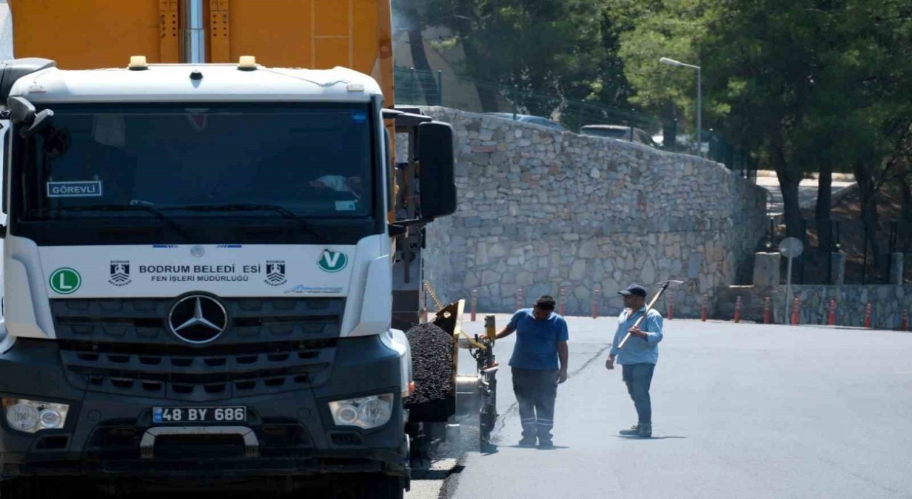 Bodrumda yol bakım, onarım ve yenileme çalışmaları devam ediyor
