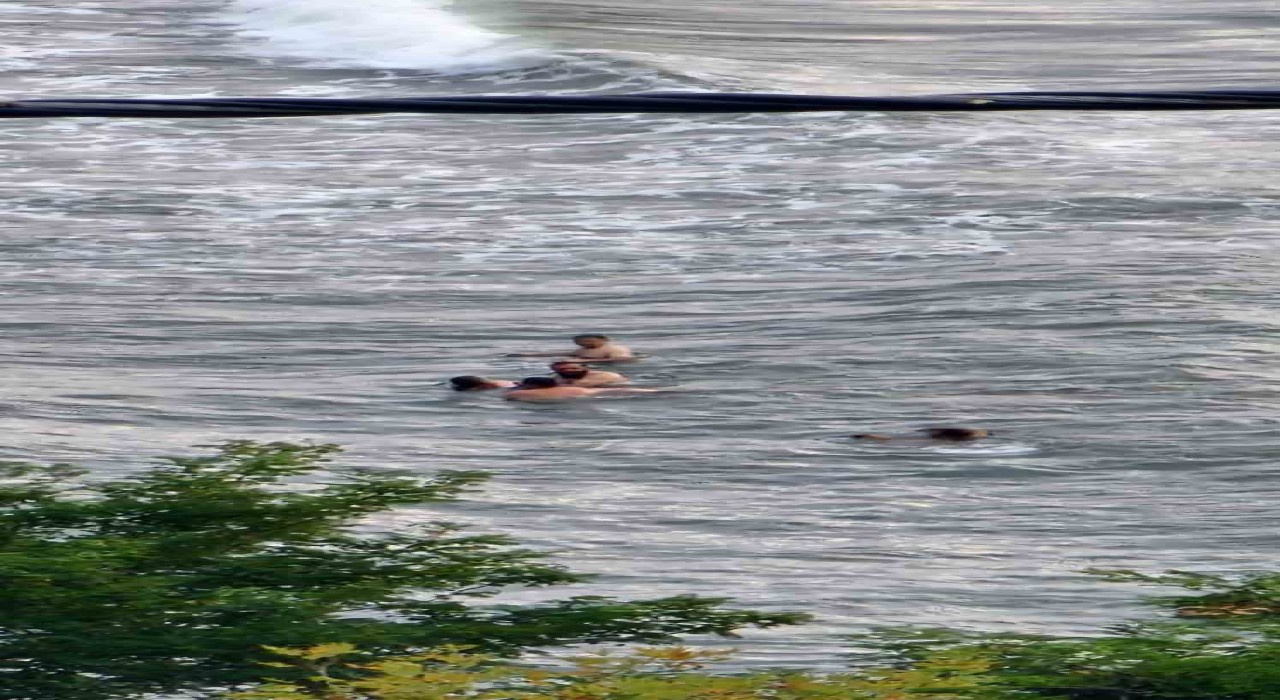 Boğulma tehlikesi geçiren 3 kadını vatandaşlar kurtardı
