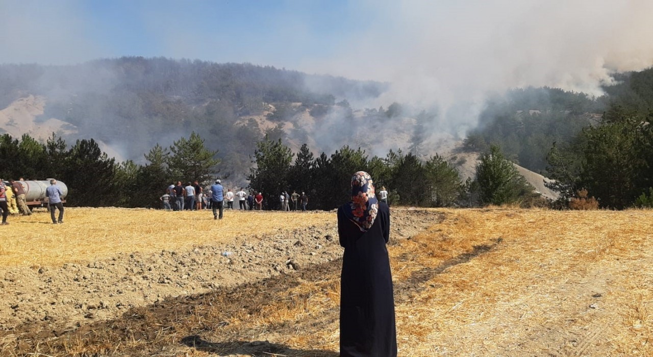 Boludaki orman yangını 5.saatinde