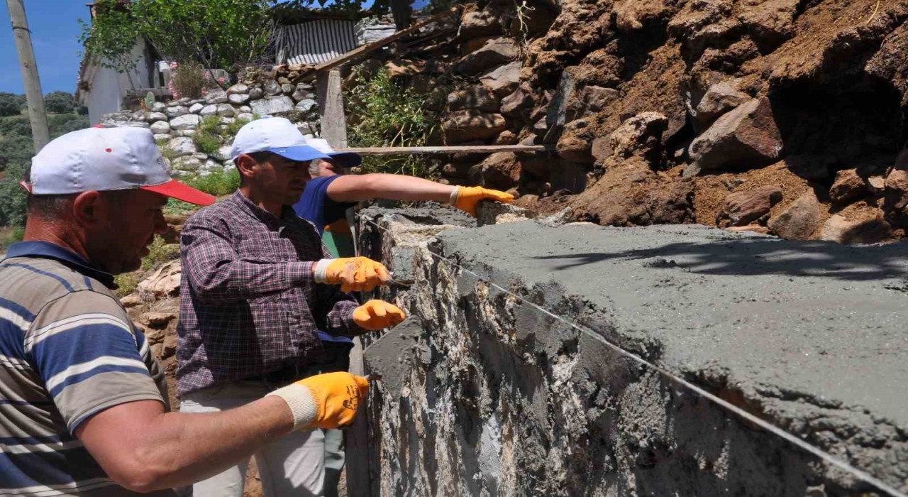 Bozdoğan Belediyesi, Kazandereye kalıcı çözüm sundu