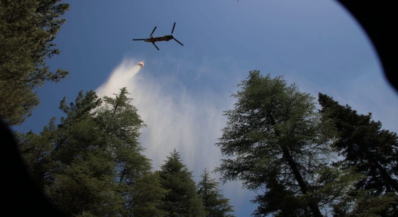 Bozyazıdaki orman yangını kontrol altına alındı