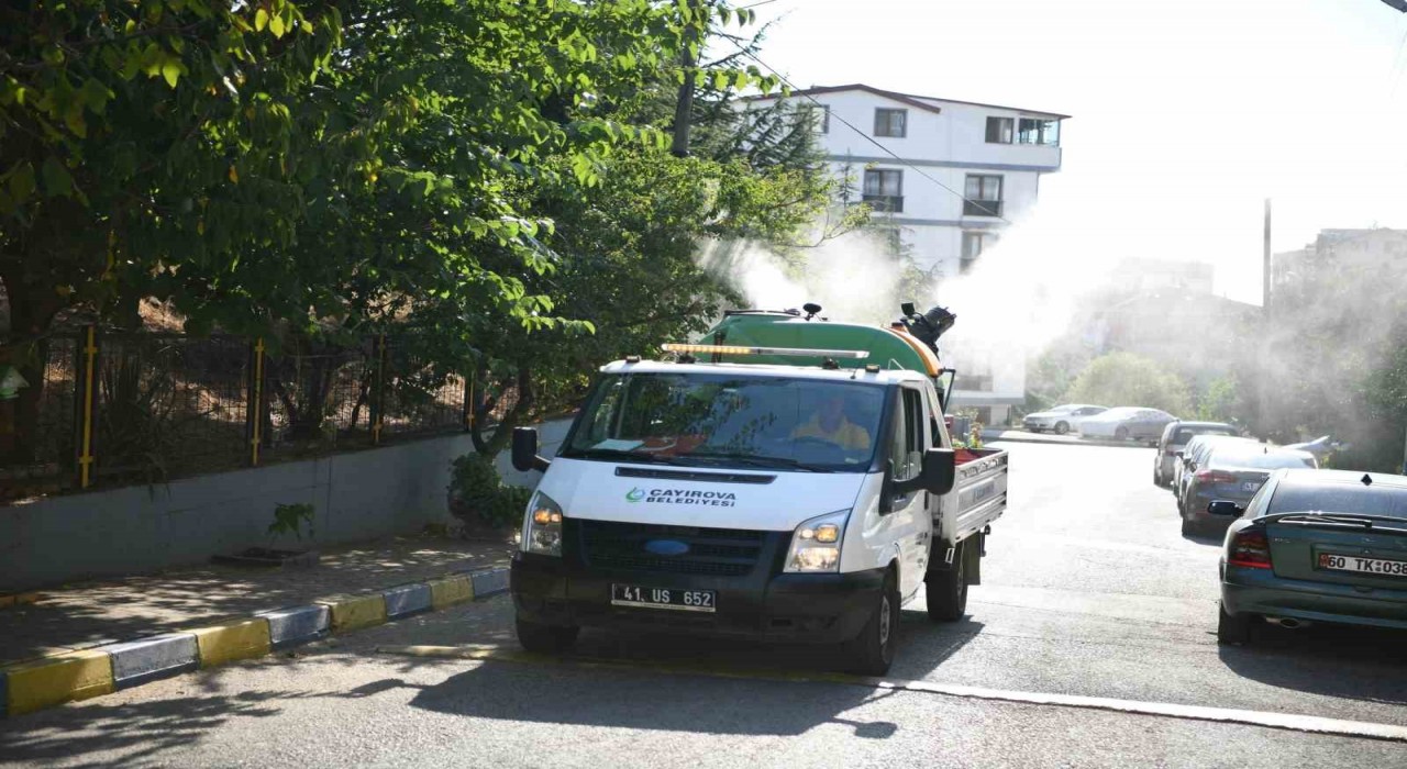 Bulaşıcı hastalıklara karşı ilaçlama yapılıyor