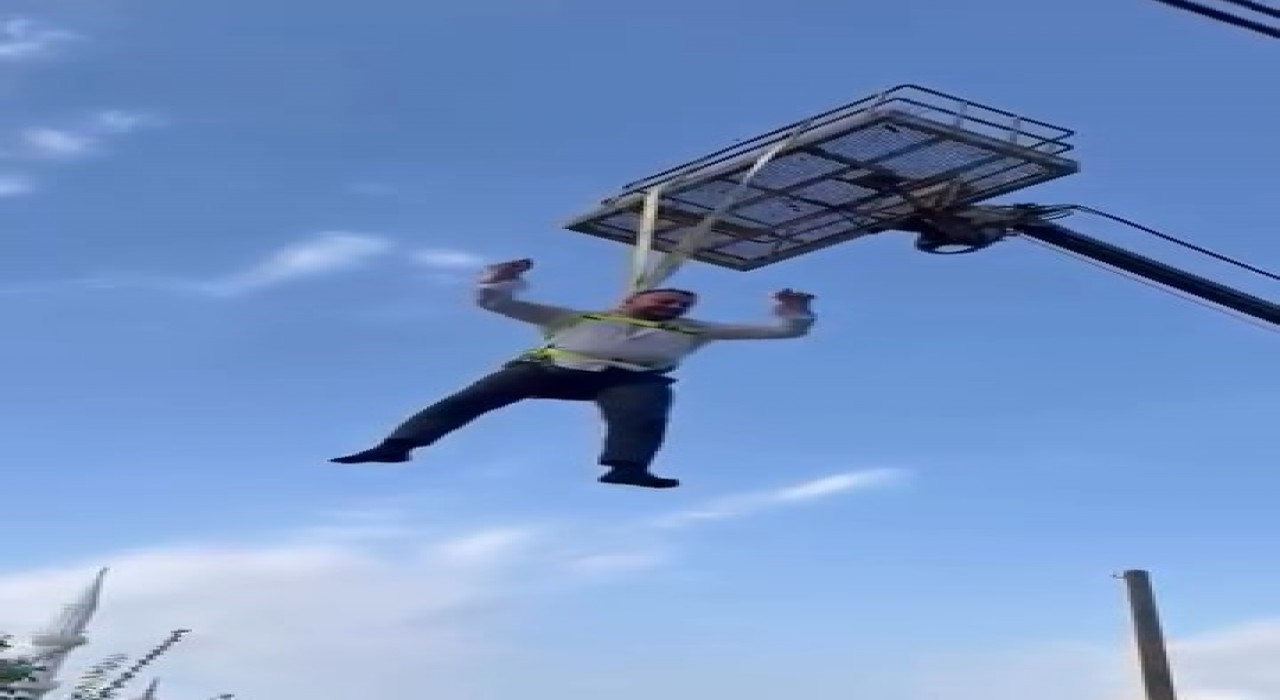 Bursada damadı vinçte sallandırdılar