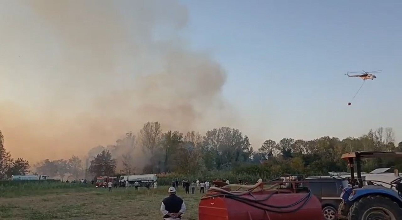 Bursada korkutan yangın