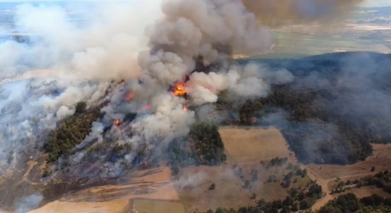 Bursadaki orman yangınına 718 personel müdahale ediyor