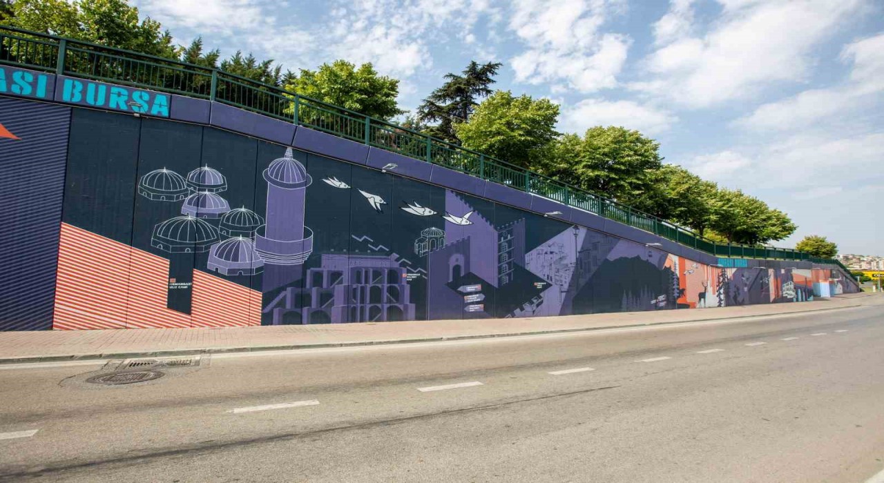 Bursanın turizm haritası duvarlarda canlanıyor