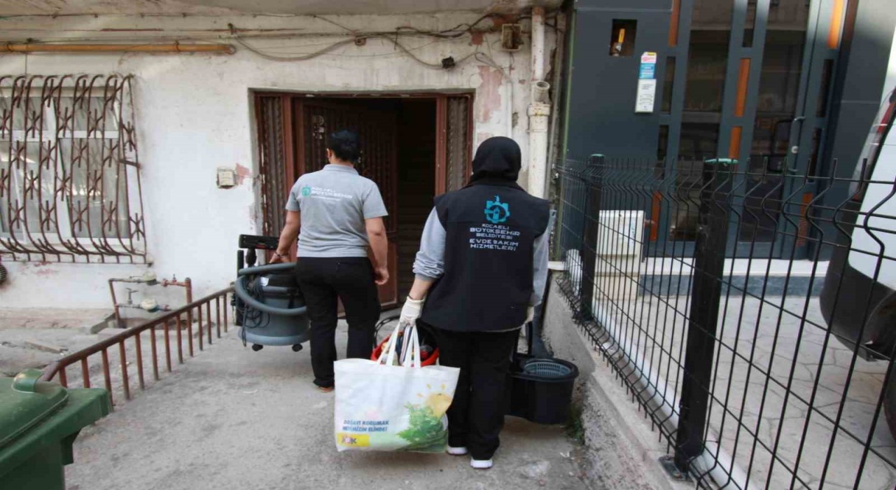Büyükşehirden 7 ayda 2 bin 288 ev temizliği hizmeti