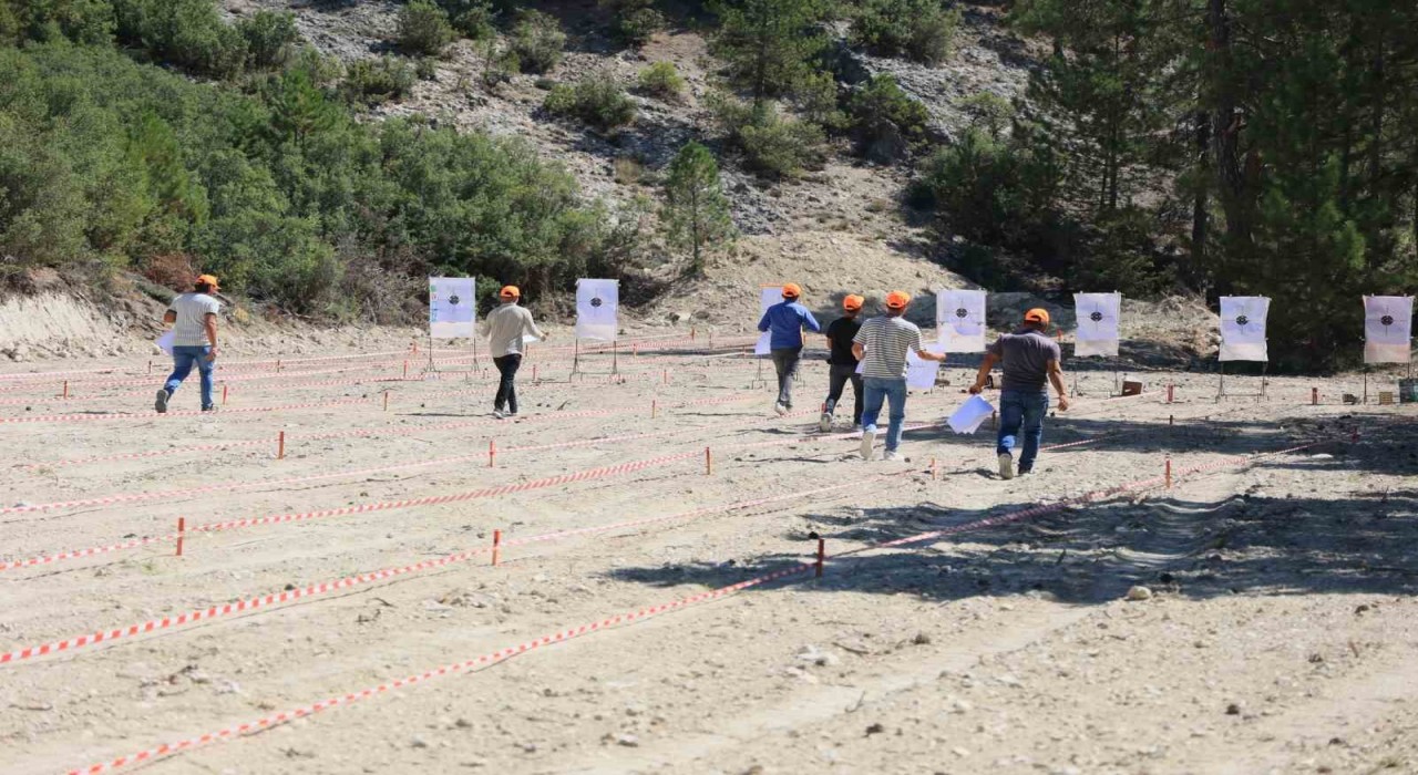 Çamelide Trap Atışları Yarışması geçekleştirildi