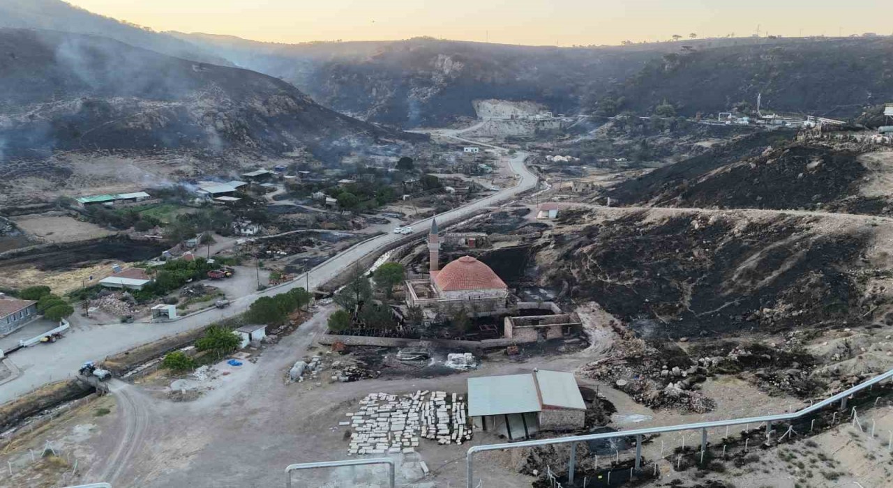 Çanakkalede 4 köyün etkilendiği orman yangınını akli dengesi yerinde olmayan 2 kişinin çıkardığı belirlendi