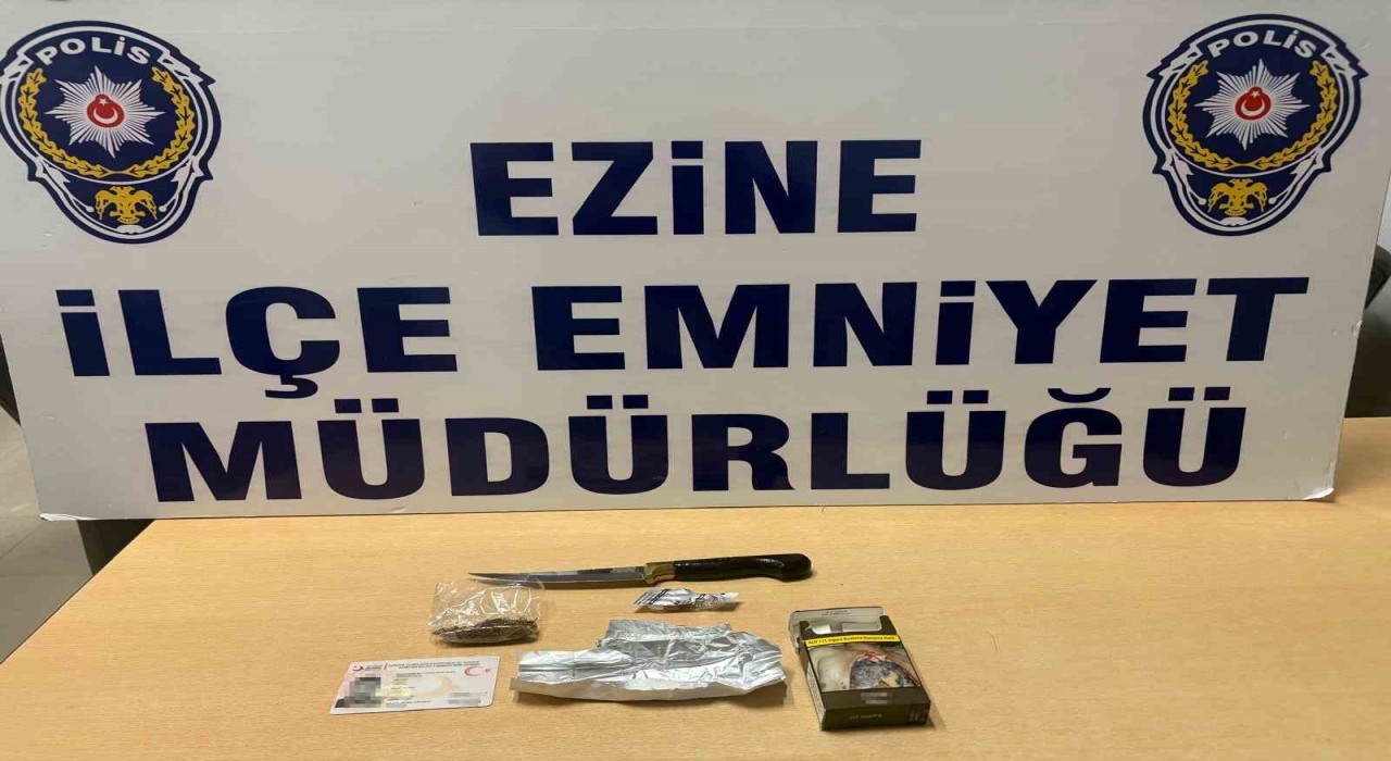 Çanakkalede uyuşturucu operasyonu: 1 gözaltı