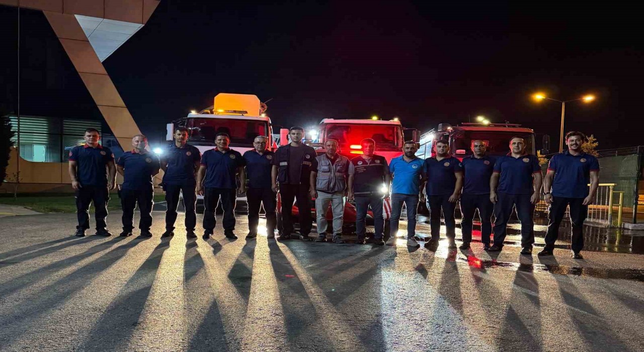 Çanakkaledeki orman yangınına Sakaryadan destek