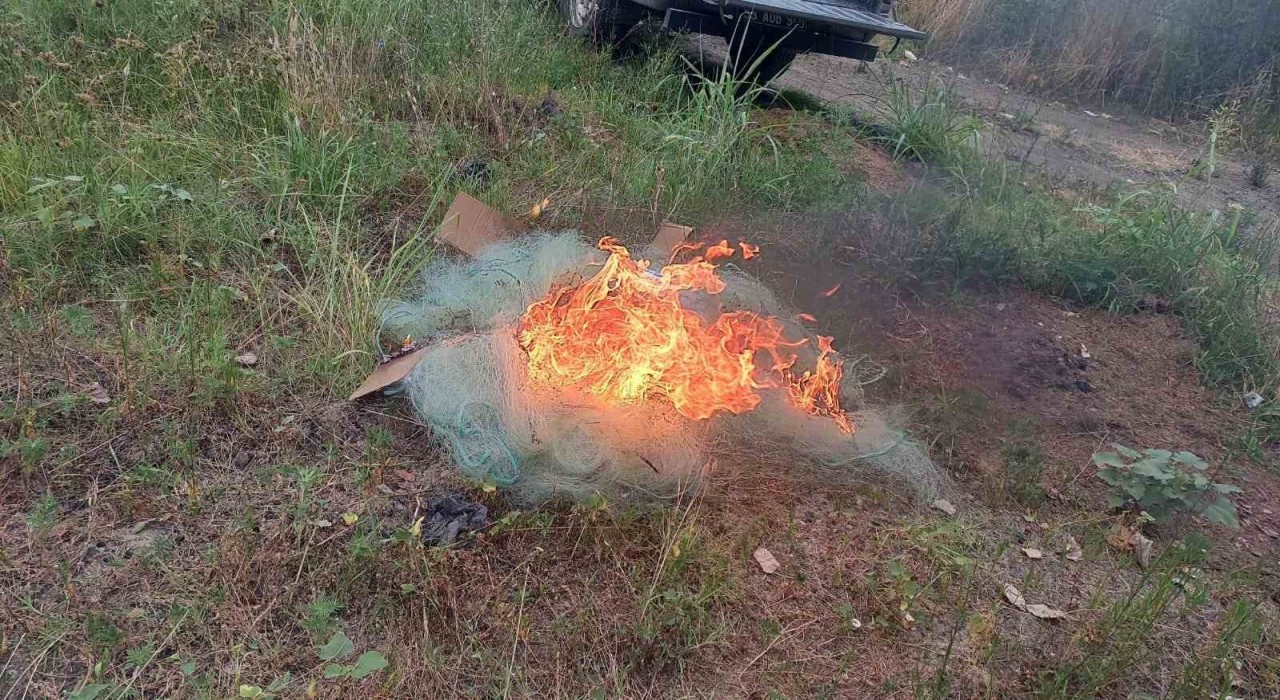 Çarşambada kaçak ağa geçit yok