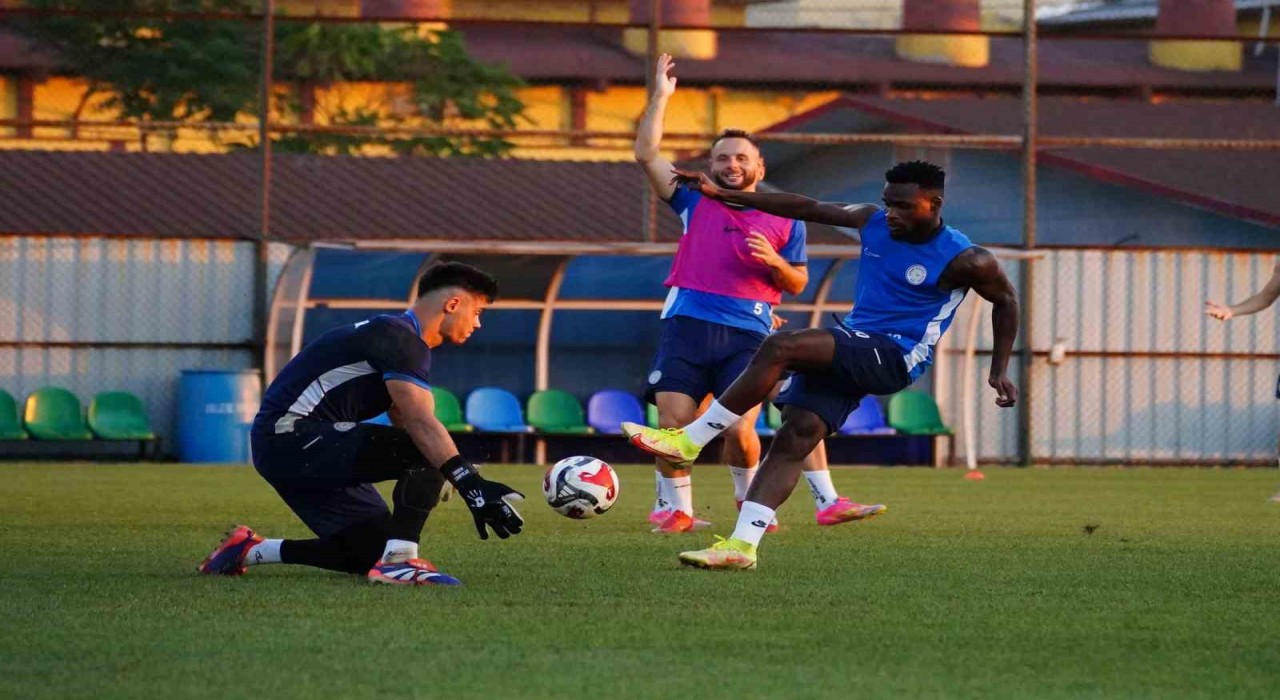 Çaykur Rizespor, Alanyaspor maçı hazırlıklarını sürdürdü