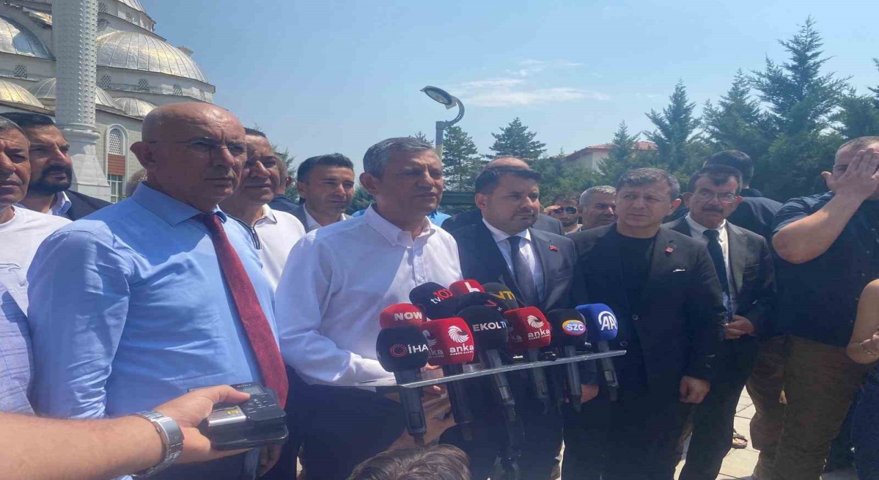 CHP Genel Başkanı Özel: Doğruya doğru diyeceğiz, yanlışa yanlış diyeceğiz