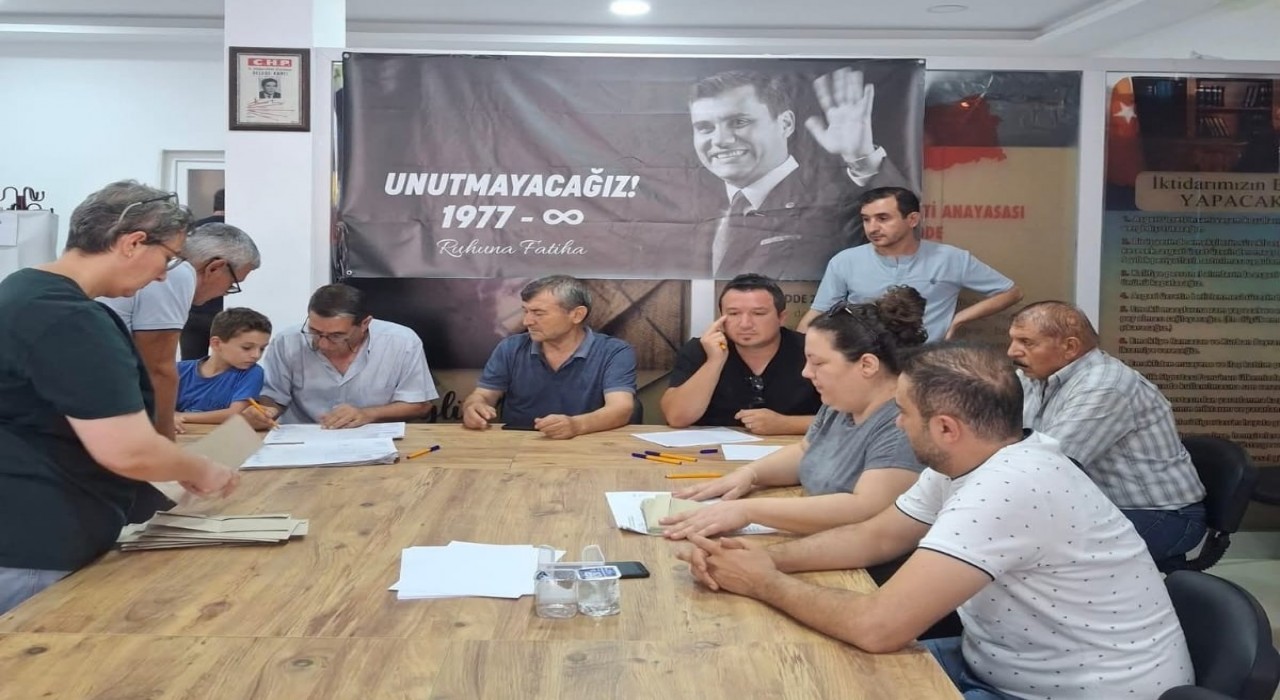 CHP Selendide delege seçimleri tamamlandı