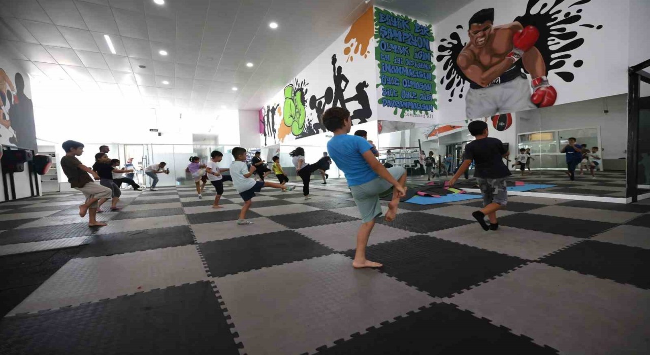 Çocukların yaz tatili dolu dolu geçiyor