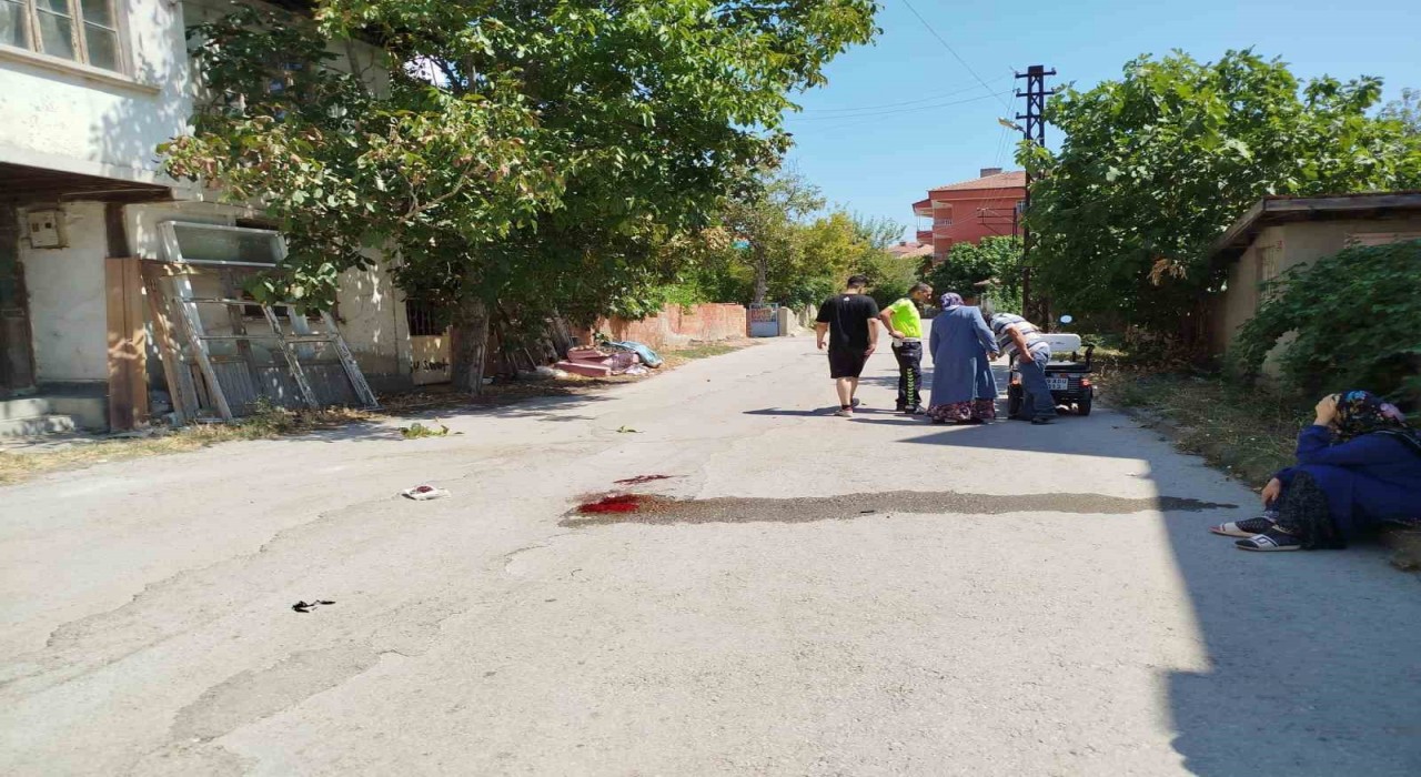 Çorumda elektrikli motosiklet kazası: 1 yaralı