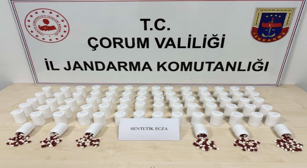 Çorumda jandarmadan uyuşturucu operasyonu: 2 tutuklama