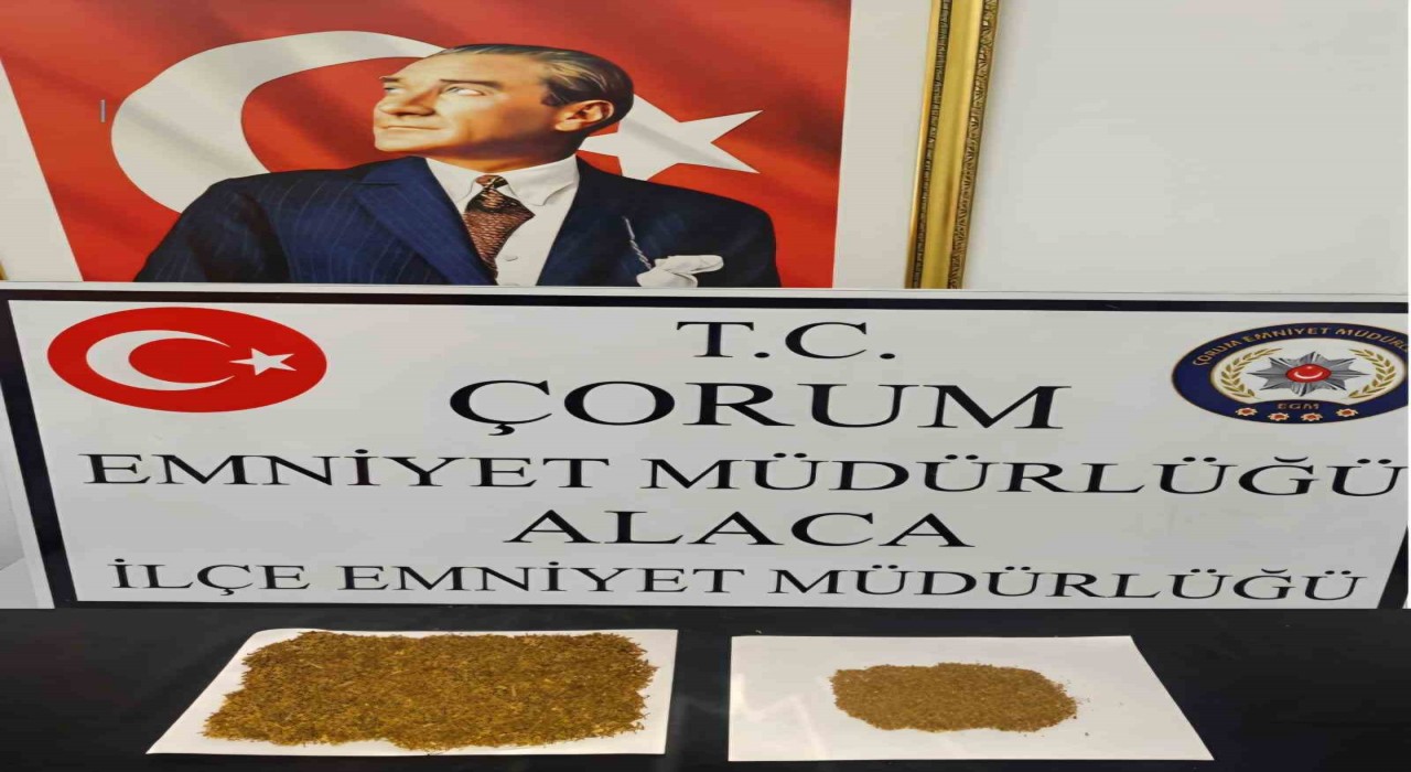 Çorumda uyuşturucu operasyonu:1 tutuklama