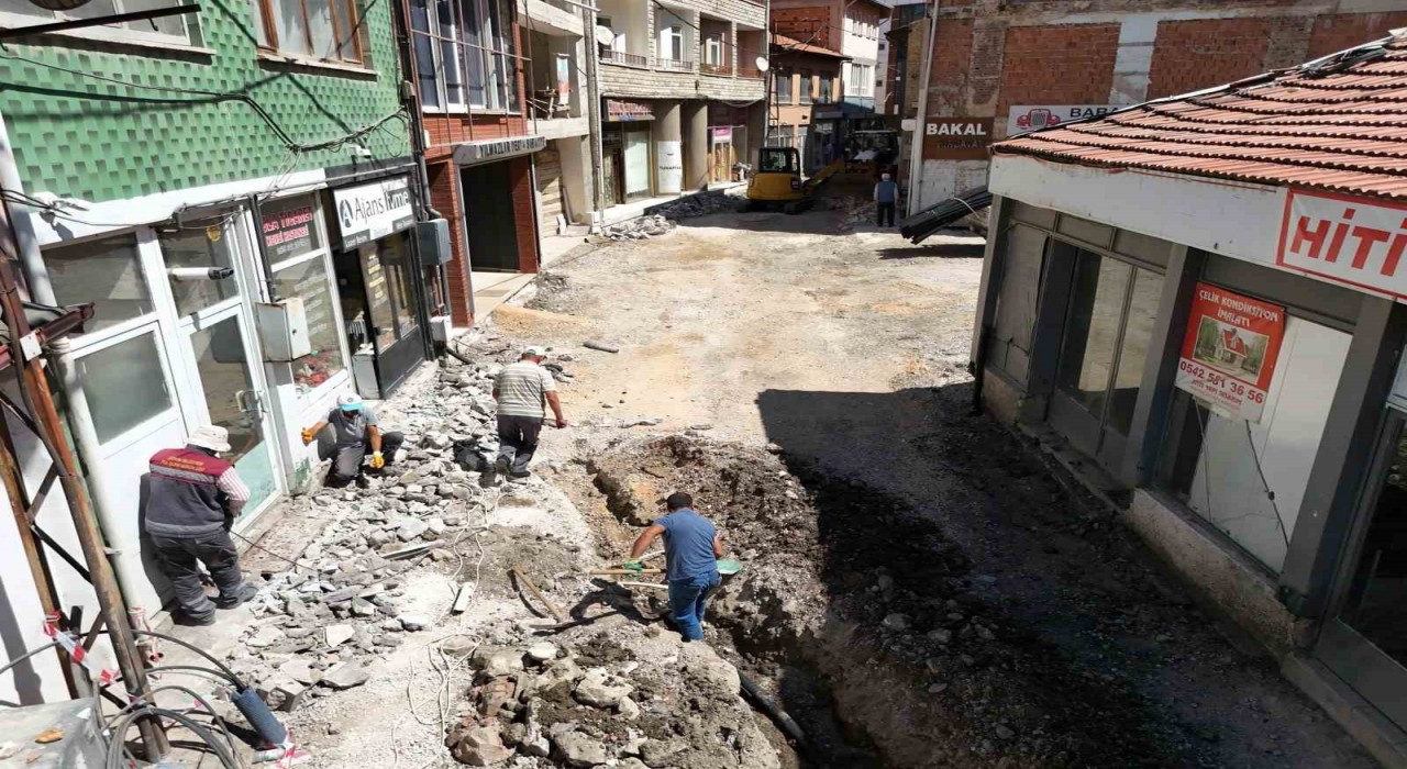 Çorumun tarihi sokağında çehre değişiyor