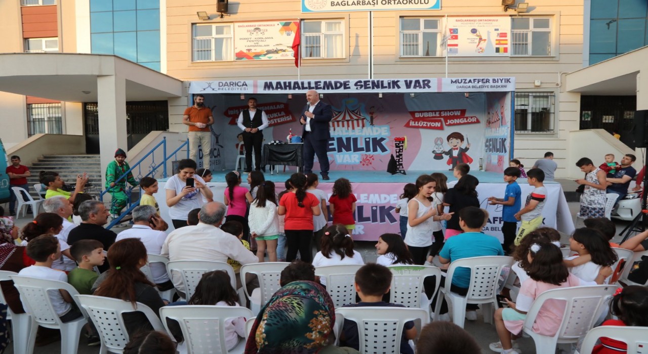 Darıcada çocuklar için mahalle şenlikleri başlıyor