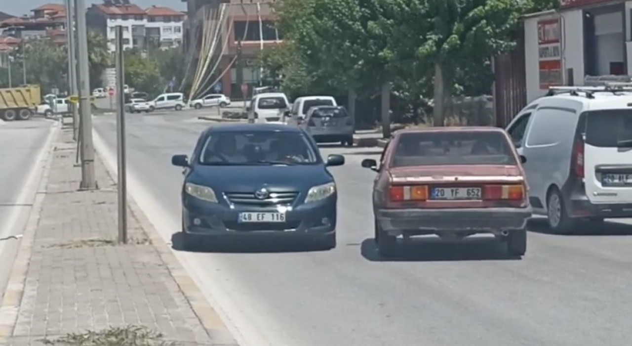 Denizli DESKİnin ihmali sürücülere zor anlar yaşattı