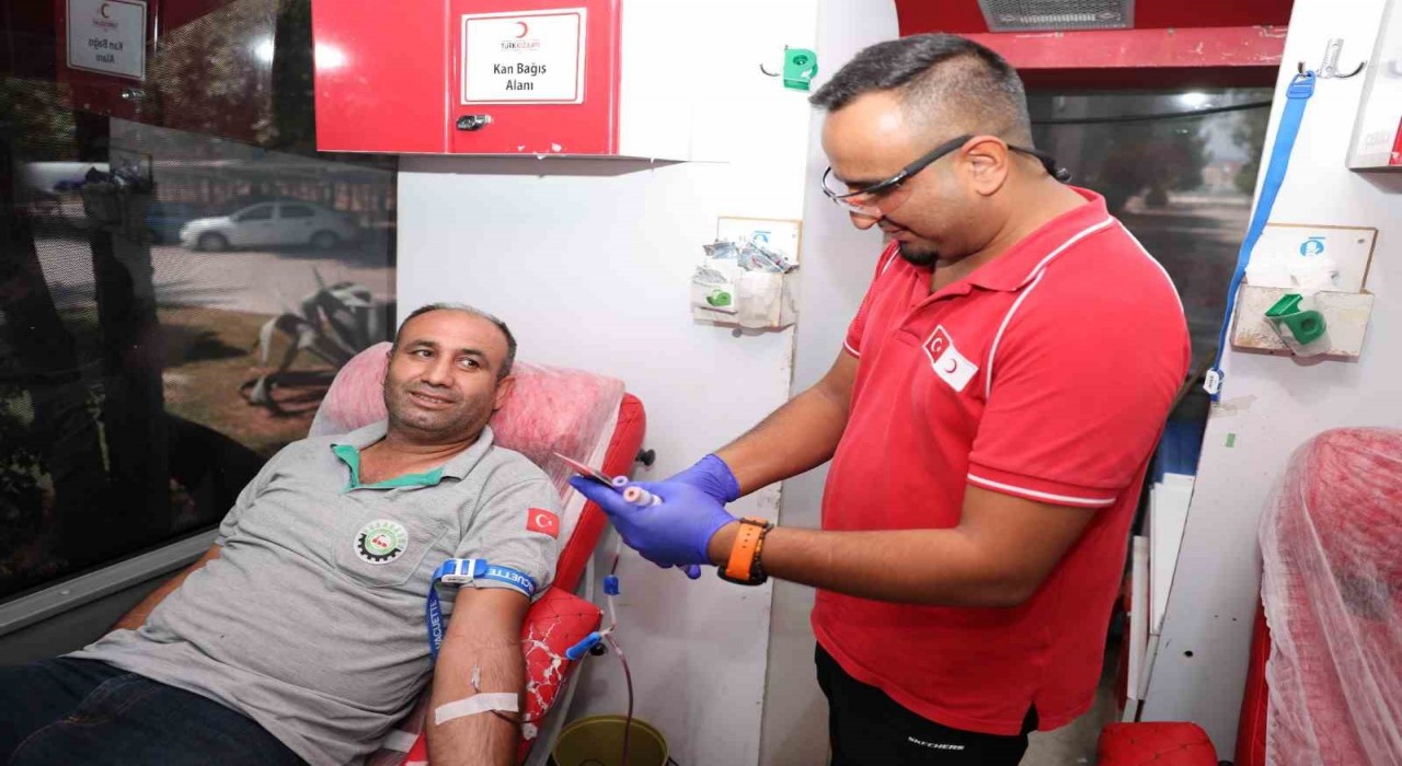 Denizli OSBden Türk Kızılayına kan bağışı desteği