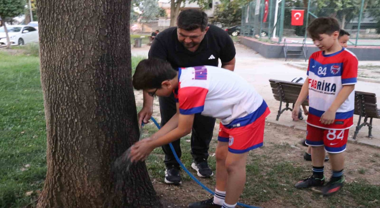 Denizlide taşıma suyla antrenman çilesi