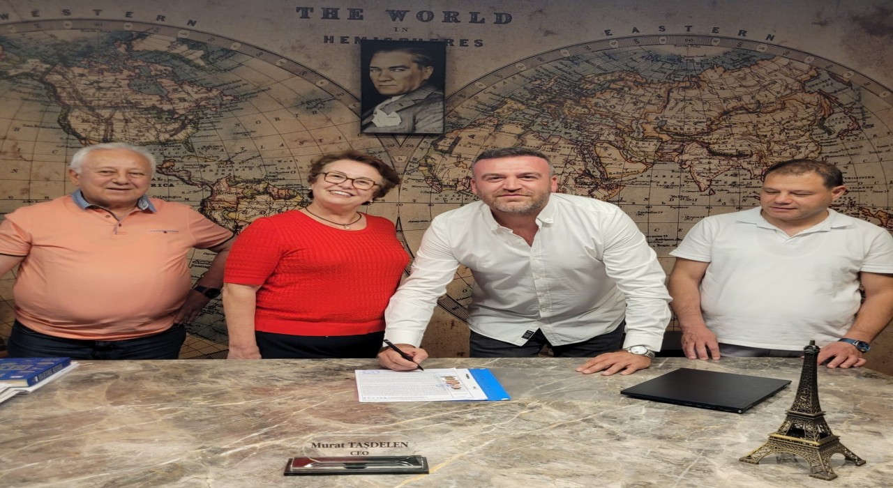 Denizlinin ilk çelik apartman için düğmeye basıldı