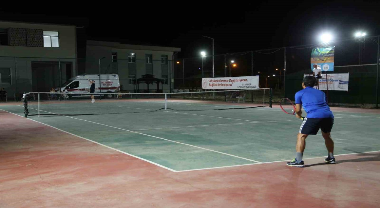 Diyarbakır İl Sağlık Müdürlüğü Tenis Turnuvası başladı