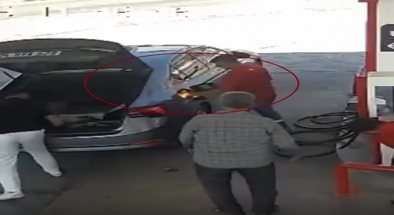 Diyarbakırda akaryakıt istasyonunda faciadan dönüldü: O anlar kamerada