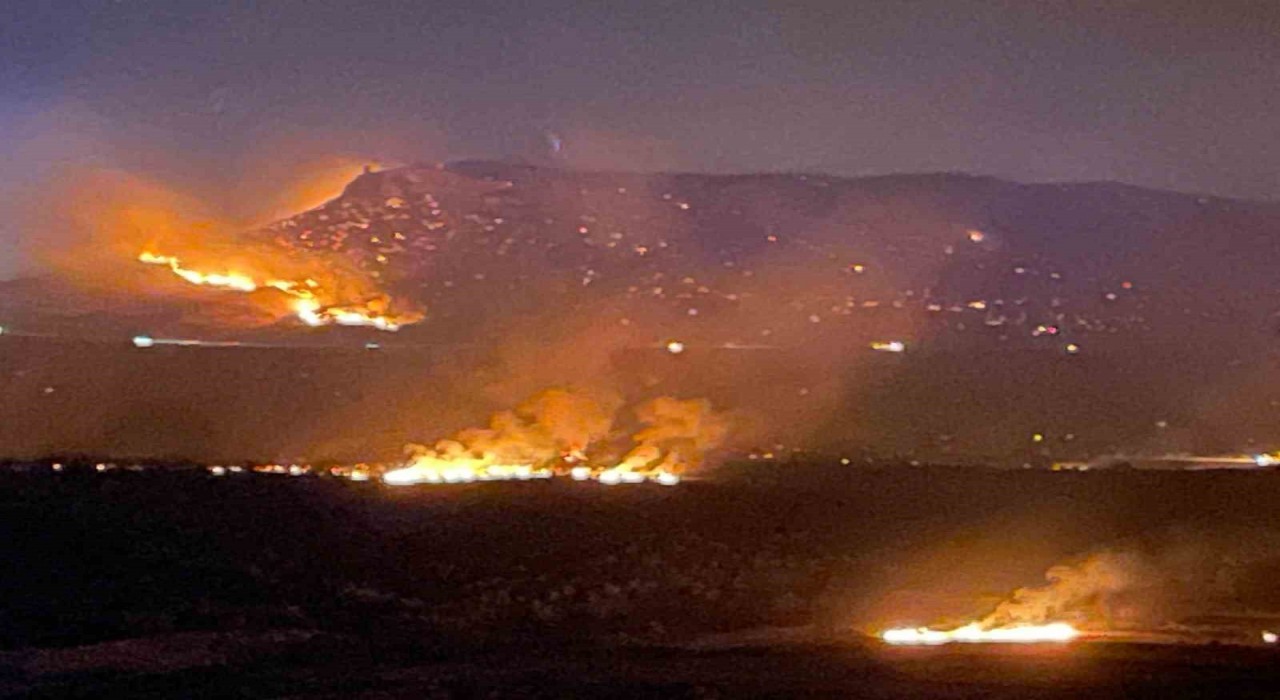 Diyarbakırın 2 ilçesinde çıkan yangın söndürüldü