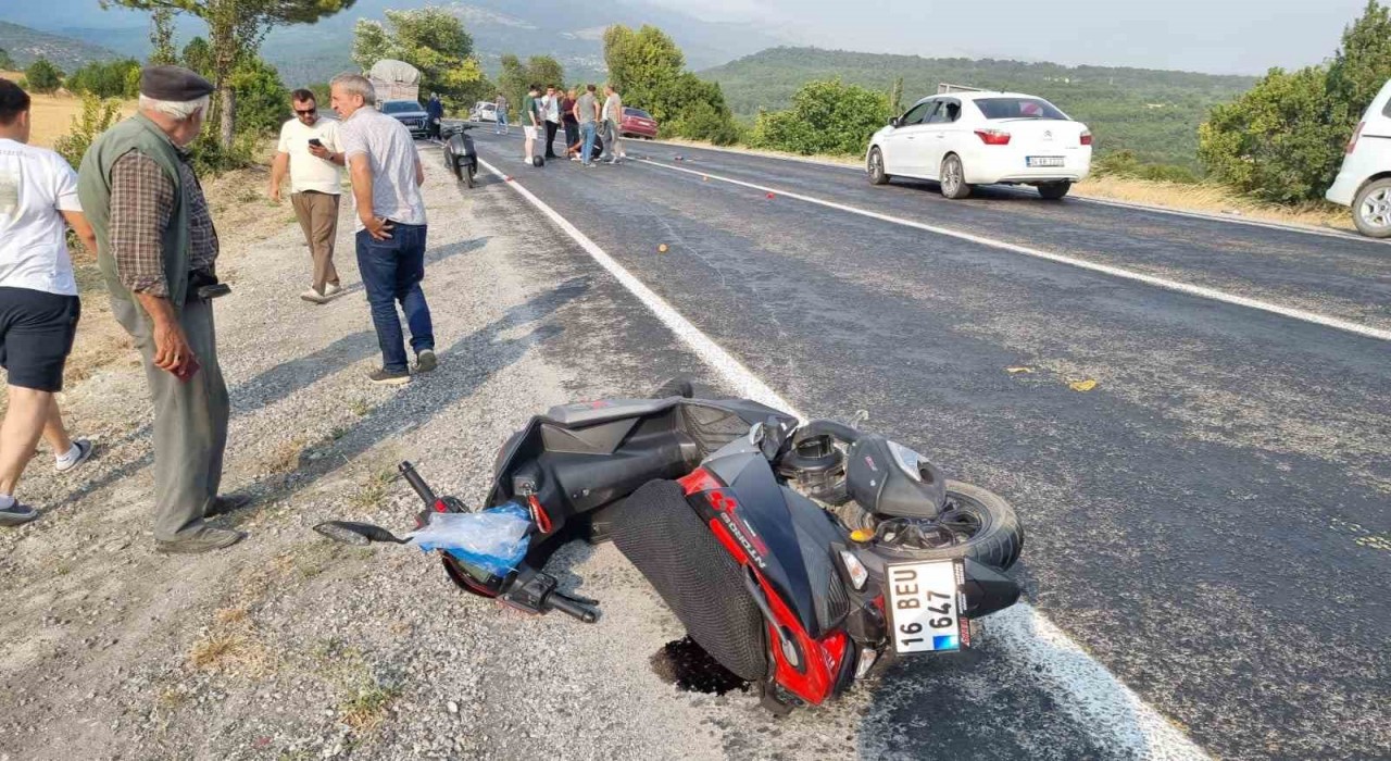 Domaniçte motosiklet kazası: 1 yaralı
