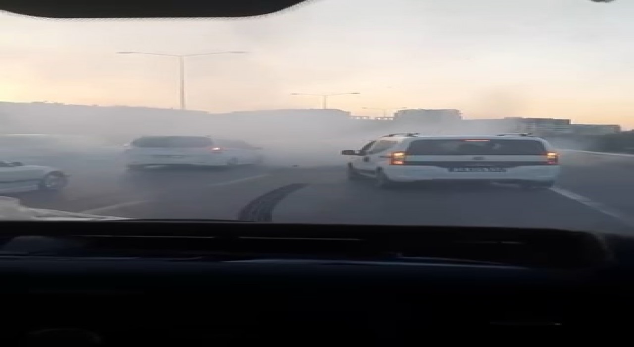 Düğün konvoyu, yine alışıldık görüntüler