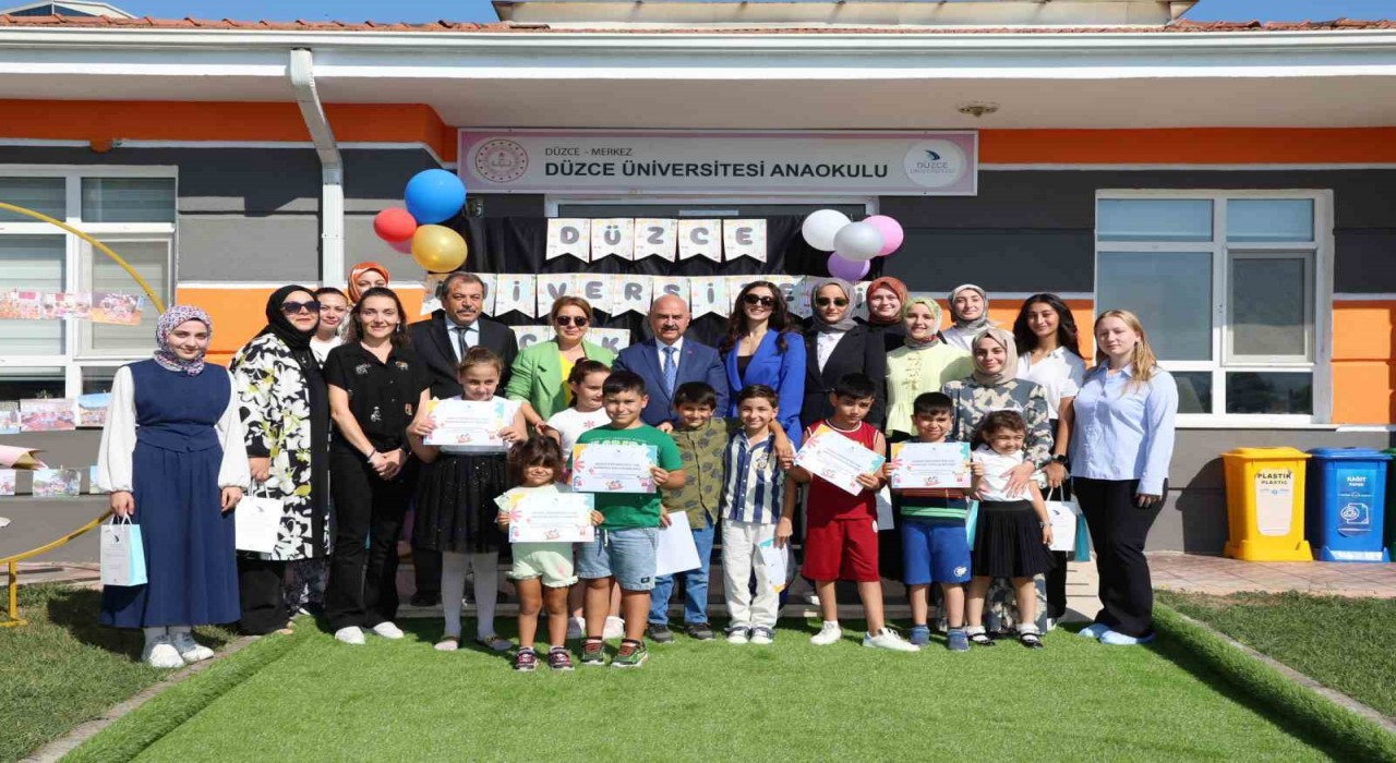 Düzce Üniversitesi Anaokulu Çocuk Kampüsü Kapanış Programı Gerçekleştirildi