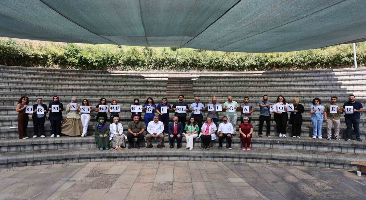 Düzce Üniversitesinden, ormanı koru, bağımlılığa son ver çağrısı
