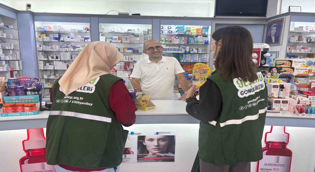 Eczaneler, Yeşilay elçisi oldu