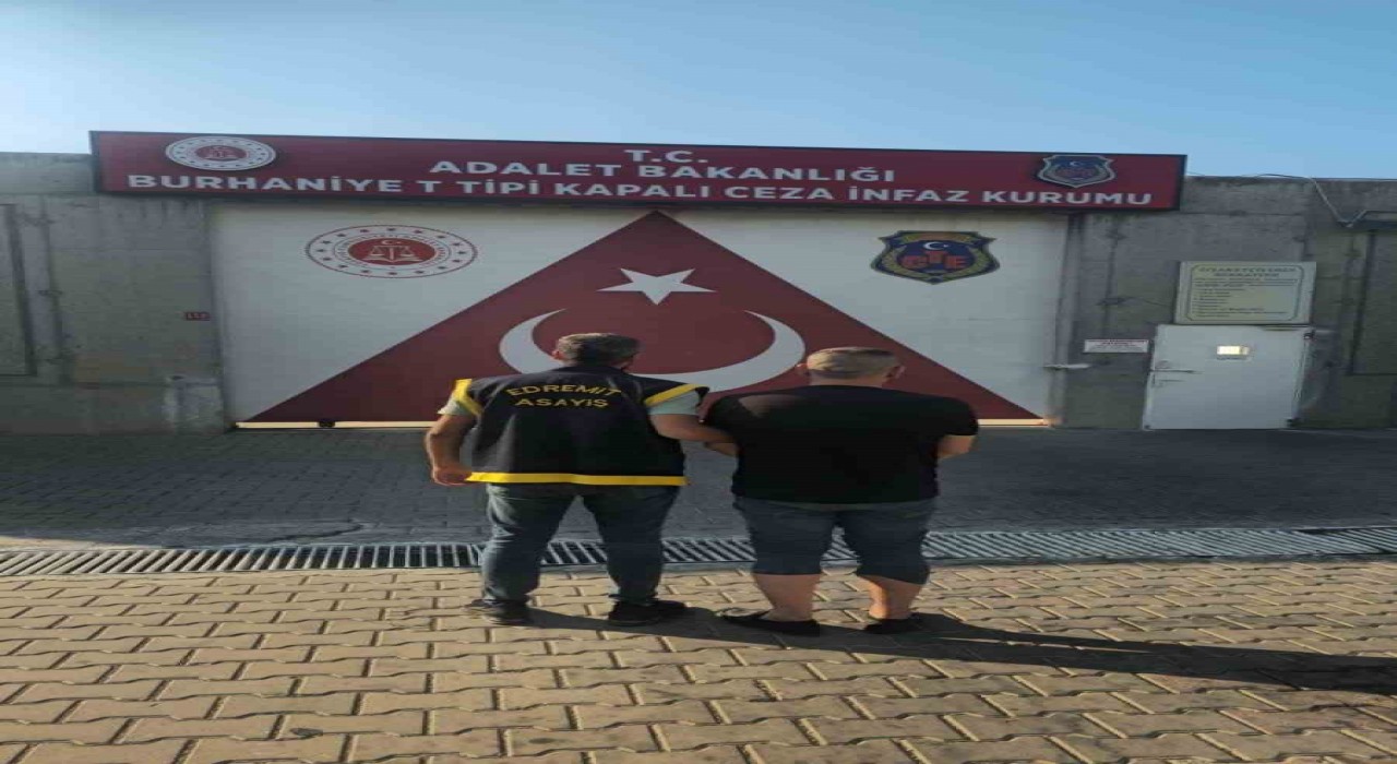Edremitte 19 yıl hapisle aranan firari yakalandı