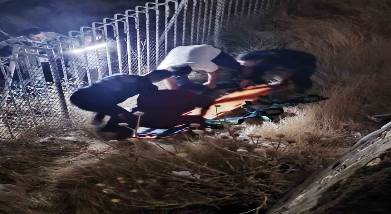 Elazığda istinat duvarından düşen kişi ağır yaralandı