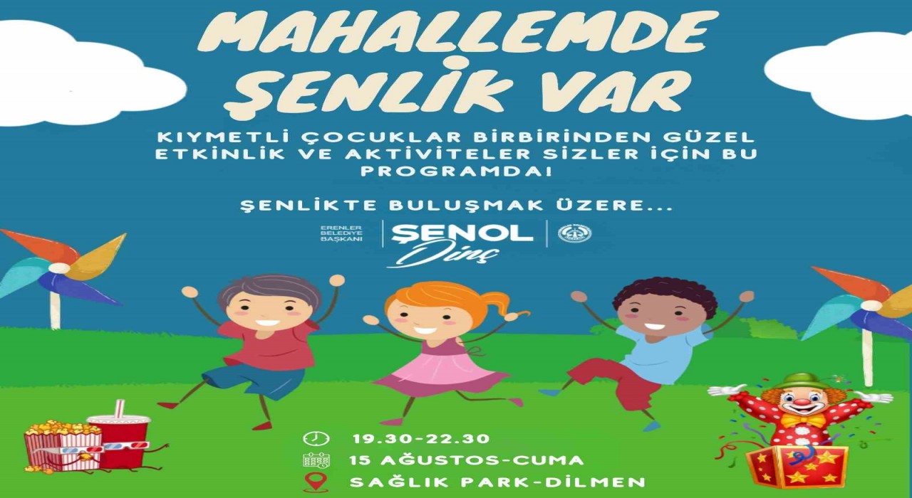 Erenlerde çocuklar için şenlikler devam ediyor